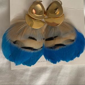 Frederika Padula Feather Earrings